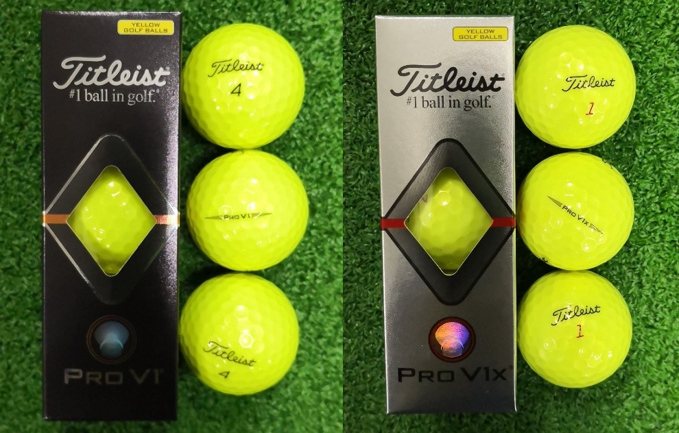 ゴルフボール ゴルフボール　人気 ゴルフボール　プロ使用 タイトリスト PRO V1X PRO V1X イエロー